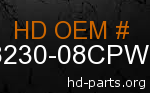 hd 58230-08CPW genuine part number