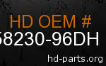hd 58230-96DH genuine part number