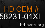 hd 58231-01XI genuine part number