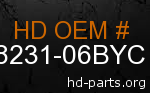 hd 58231-06BYC genuine part number