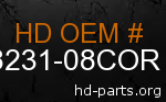 hd 58231-08COR genuine part number