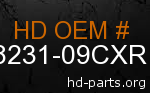 hd 58231-09CXR genuine part number
