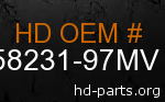 hd 58231-97MV genuine part number