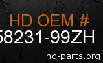 hd 58231-99ZH genuine part number