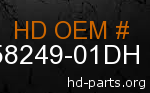 hd 58249-01DH genuine part number