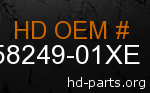 hd 58249-01XE genuine part number