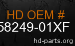 hd 58249-01XF genuine part number