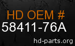hd 58411-76A genuine part number