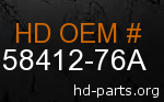 hd 58412-76A genuine part number