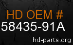 hd 58435-91A genuine part number