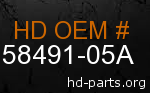 hd 58491-05A genuine part number