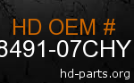 hd 58491-07CHY genuine part number
