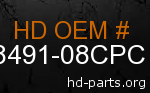 hd 58491-08CPC genuine part number