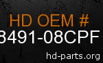 hd 58491-08CPF genuine part number