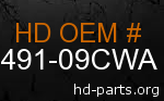 hd 58491-09CWA genuine part number