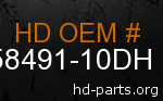 hd 58491-10DH genuine part number
