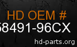 hd 58491-96CX genuine part number