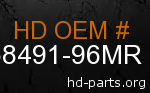 hd 58491-96MR genuine part number