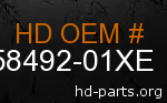 hd 58492-01XE genuine part number
