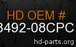 hd 58492-08CPC genuine part number