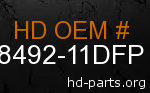 hd 58492-11DFP genuine part number