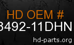 hd 58492-11DHN genuine part number