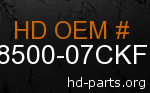 hd 58500-07CKF genuine part number