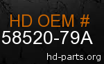 hd 58520-79A genuine part number