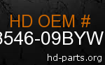 hd 58546-09BYW genuine part number