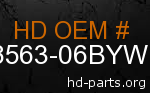 hd 58563-06BYW genuine part number