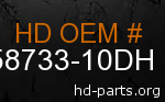 hd 58733-10DH genuine part number
