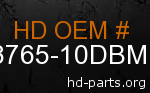 hd 58765-10DBM genuine part number