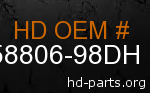 hd 58806-98DH genuine part number