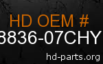 hd 58836-07CHY genuine part number
