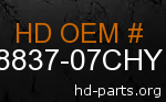 hd 58837-07CHY genuine part number