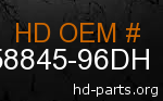 hd 58845-96DH genuine part number