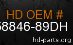 hd 58846-89DH genuine part number
