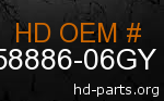 hd 58886-06GY genuine part number