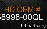 hd 58998-00QL genuine part number