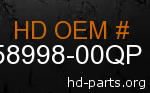 hd 58998-00QP genuine part number
