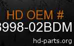 hd 58998-02BDM genuine part number