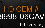 hd 58998-06CAV genuine part number