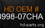 hd 58998-07CHA genuine part number