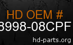 hd 58998-08CPF genuine part number