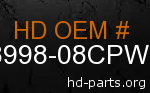 hd 58998-08CPW genuine part number