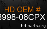 hd 58998-08CPX genuine part number