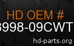 hd 58998-09CWT genuine part number