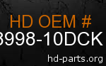 hd 58998-10DCK genuine part number