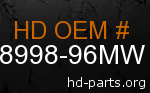 hd 58998-96MW genuine part number