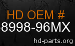 hd 58998-96MX genuine part number
